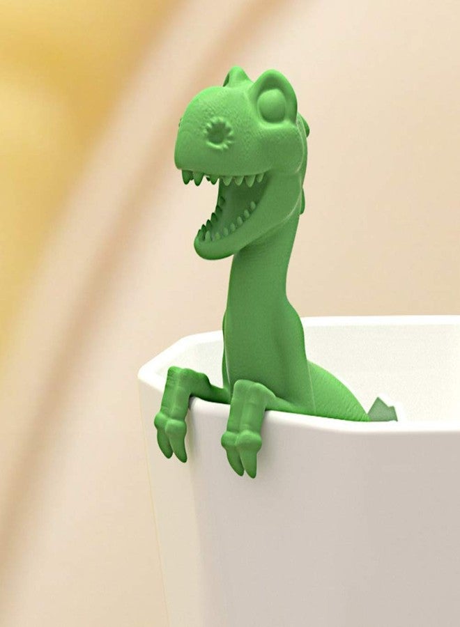 Fdit Tea straine, Silicone Dinosaur Shaped Tea Filter Tea Strainer Tea Infuser Reusable Tea Bag Strainer (Green) - Image 5