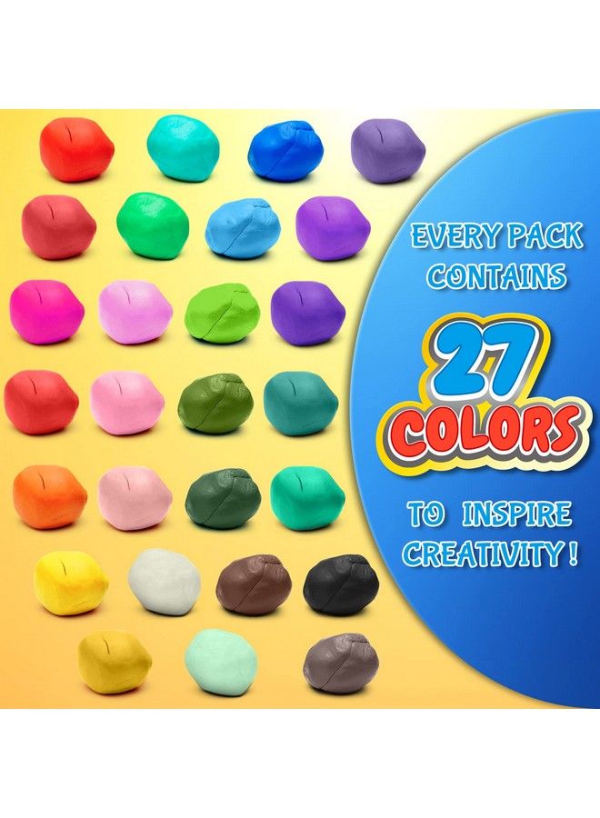 ESSENSON Air Dry Clay 27 Colors Modeling Clay For Kids Diy Molding Magic Clay For With Tools Soft & Ultra Light Toys Gifts For Age 3 4 5 6 7 8+ Years Old Boys Girls Kids - Image 3