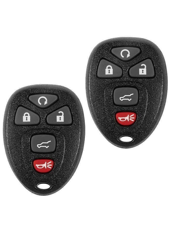 Pack of 2 Car Keyless Entry Remote Control Key Fob Fits for 07-14 Chevy Suburban Tahoe/ 09-17 Traverse/ 07-14 GMC Yukon/ 08-17 Acadia Buick Enclave/ 07-13 Escalade Car Keyless Entry Remote Control,OUC60270 OUC60221 - Image 2