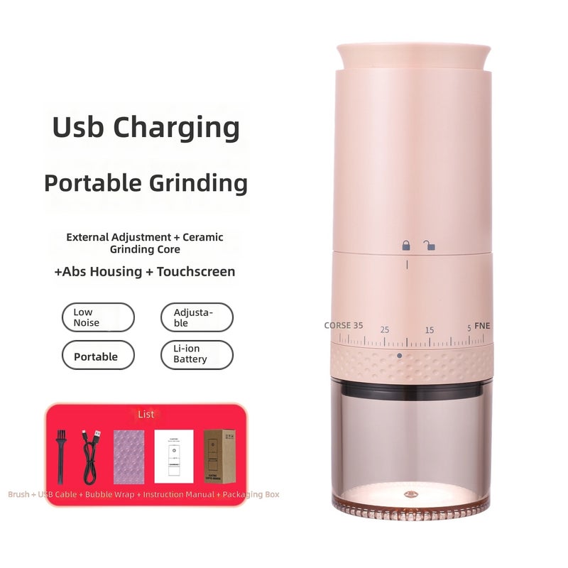 WU Electric Coffee Grinder - Automatic Bean Grinding Machine for Home Use - Image 1