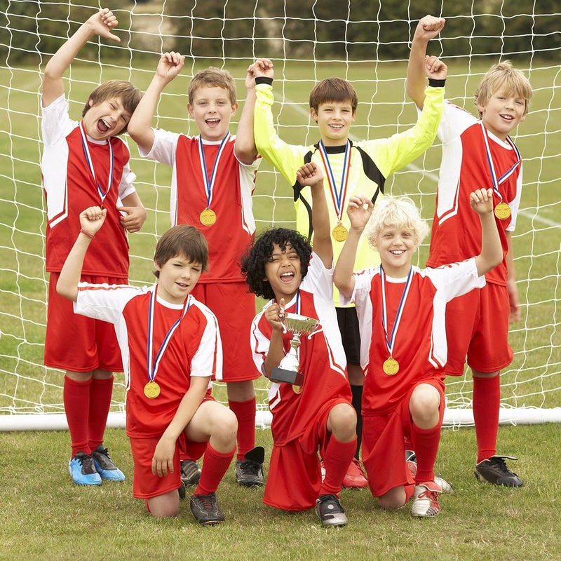 Whaline 20 Pcs Gold Award Medals Winner with Ribbon Necklaces Award Medals for Kids School Meeting Sports Events Talent Show Spelling Bees Party Decor or Celebration Souvenir - Image 5