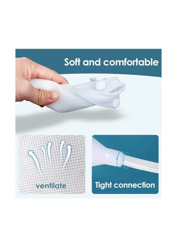 Urine Collection Bag for Bedridden with 2 Urine Bags Reusable Silicone Urinal Urinary Drainage Bag System Wearable Urine Bag Portable Wearable Collection - Image 4