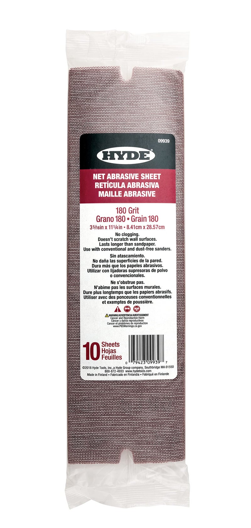 Hyde 09939 Abrasive Sanding Net Sheets 180 Grit - Image 2