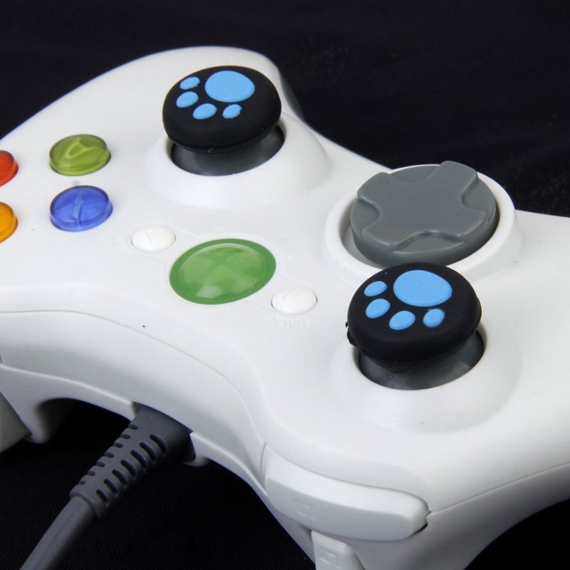 yueton 5 Pairs Replacement Cat Pad Style Silicone Analog Controller Joystick Thumb Stick Grip Cap Cover for Sony Playstation 4 Controller - Image 4