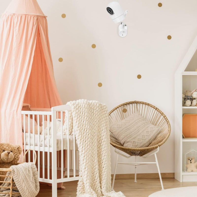 wochel Adjustable Baby Monitor Wall Mount for VTech VM901VM924VM923VM928 FullRange View and Easy Installation Without Drilling - Image 3