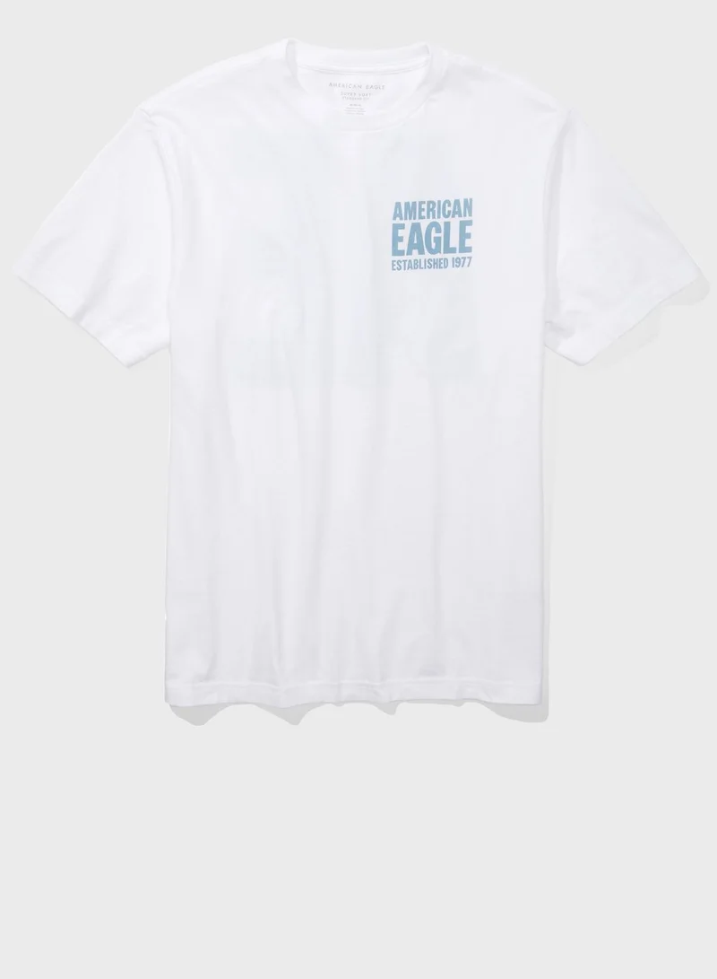 American Eagle Graphic Crew Neck T-Shirt