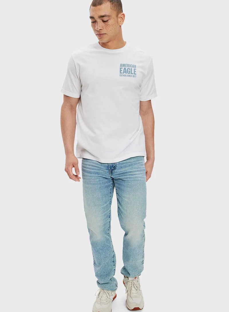 American Eagle Graphic Crew Neck T-Shirt