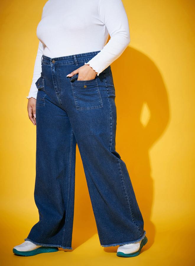 Sassafras Plus Size Straight Leg Jeans - Image 3