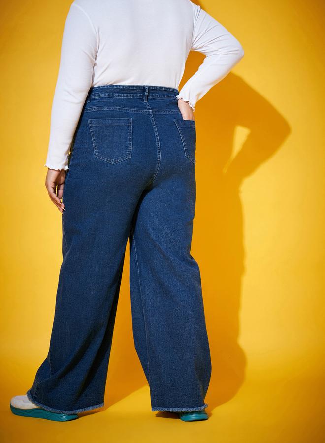 Sassafras Plus Size Straight Leg Jeans - Image 5