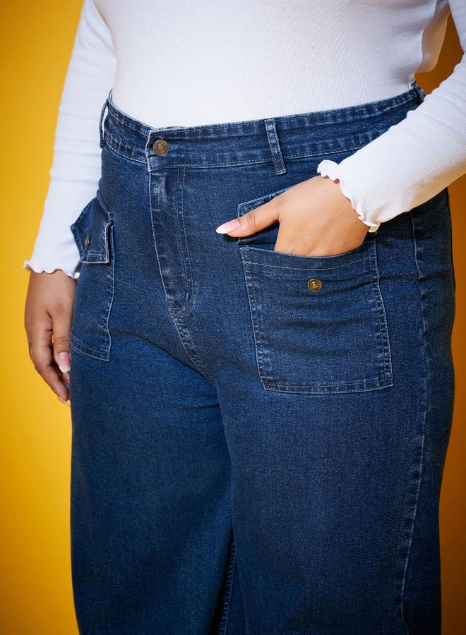 Sassafras Plus Size Straight Leg Jeans - Image 4
