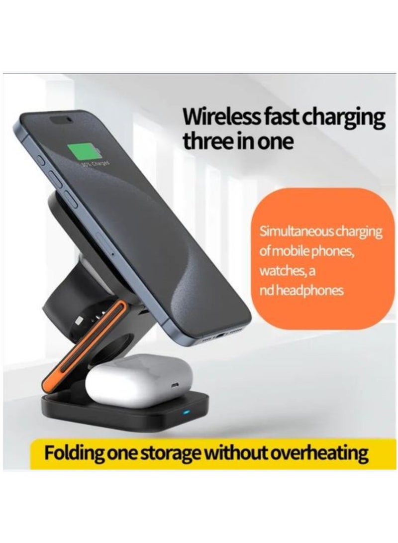 Wireless charger 3in1 foldable magnetic  - Image 1