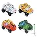 Save Unicorn Tracks Cars only Replacement Racing Car Track Accessories for Tracks Glow in The Dark Race Carswith 3 Flashing LED Lights Compatible with Most Tracks for Kids Boys and Girls4pack - Image 2