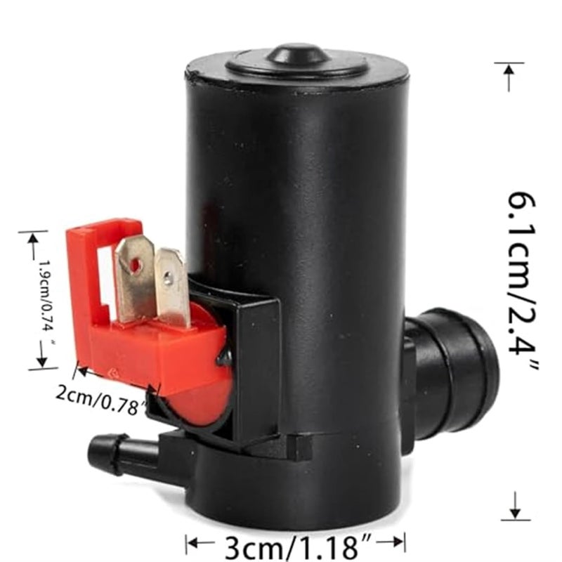 QASULER Windshield Wiper Washer Pump Motor for Subaru Legacy - Image 3