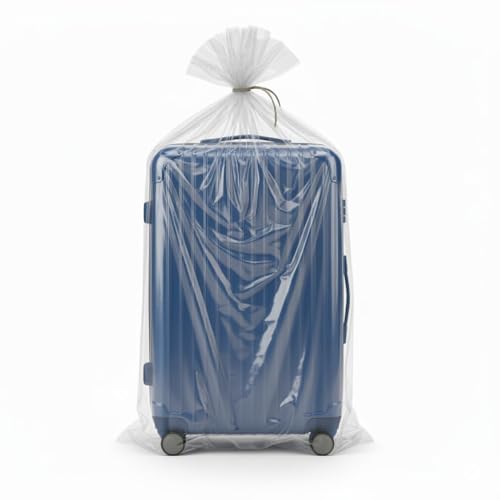 VETAS Transparent LDPE Plastic Bags 30x50 Inch, Heavy Duty Waterproof Dustproof Storage Cover for Luggage, Suitcase, Mattress, Trolley, Furniture & Household Items (Pack of 5) - Image 1