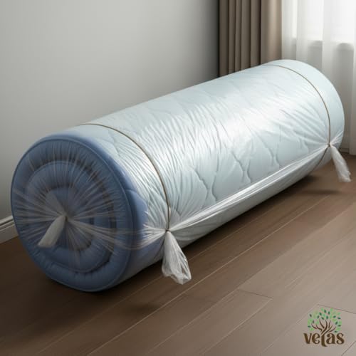VETAS Transparent LDPE Plastic Bags 30x50 Inch, Heavy Duty Waterproof Dustproof Storage Cover for Luggage, Suitcase, Mattress, Trolley, Furniture & Household Items (Pack of 5) - Image 4