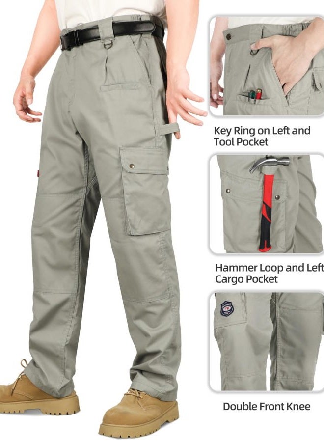 BOCOMAL FR Cargo Pants Flame Resistant Pants(2112&CAT2) 100% C 7.5oz Utility Fire Resistant Pants Grey - Image 5