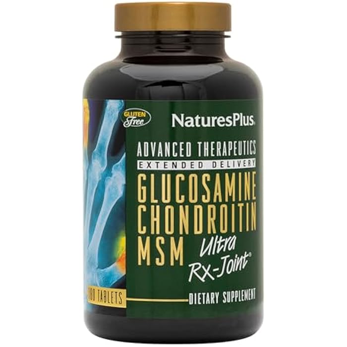 NaturesPlus Ultra Rx-Joint - 180 Tablets, Pack of 2 - Supports Healthy Joint Function - with Glucosamine, Chondroitin & MSM - Gluten Free - 120 Total Servings - Image 1