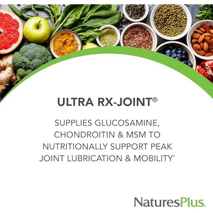 NaturesPlus Ultra Rx-Joint - 180 Tablets, Pack of 2 - Supports Healthy Joint Function - with Glucosamine, Chondroitin & MSM - Gluten Free - 120 Total Servings - Image 2