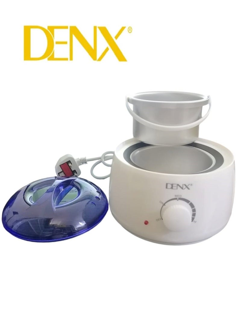 Denx Hair Removal Wax Heater 500ml White/Blue - Image 2