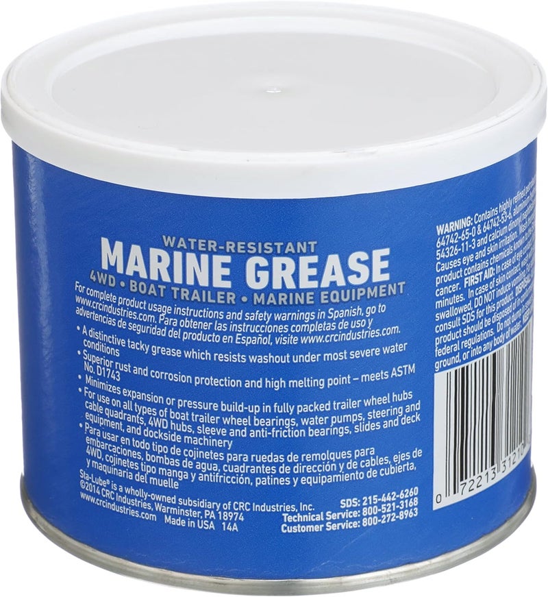 Sta-Lube CRC SL3121 Water-Resistant Marine Grease for Boat Trailers and 4WD - 14 oz - Image 4
