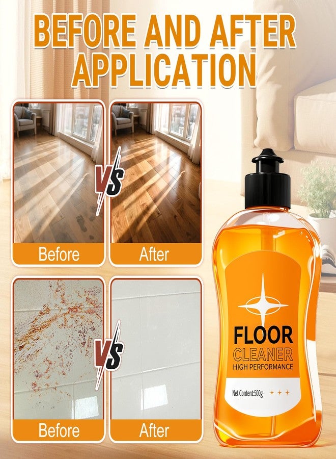 LINARTS Floor Cleaner Liquid for Mopping, Household Hardwood Floor Cleaner, Floor Solution for Mopping Wood Tile Laminate, Marble, Natural Stones, Porcelain Shower Bathroom, Liquid-17.6 Fl Oz1 Bottle - Image 2