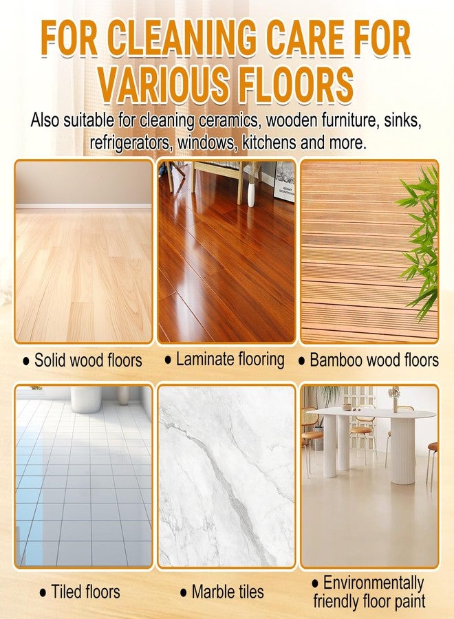 LINARTS Floor Cleaner Liquid for Mopping, Household Hardwood Floor Cleaner, Floor Solution for Mopping Wood Tile Laminate, Marble, Natural Stones, Porcelain Shower Bathroom, Liquid-17.6 Fl Oz1 Bottle - Image 5
