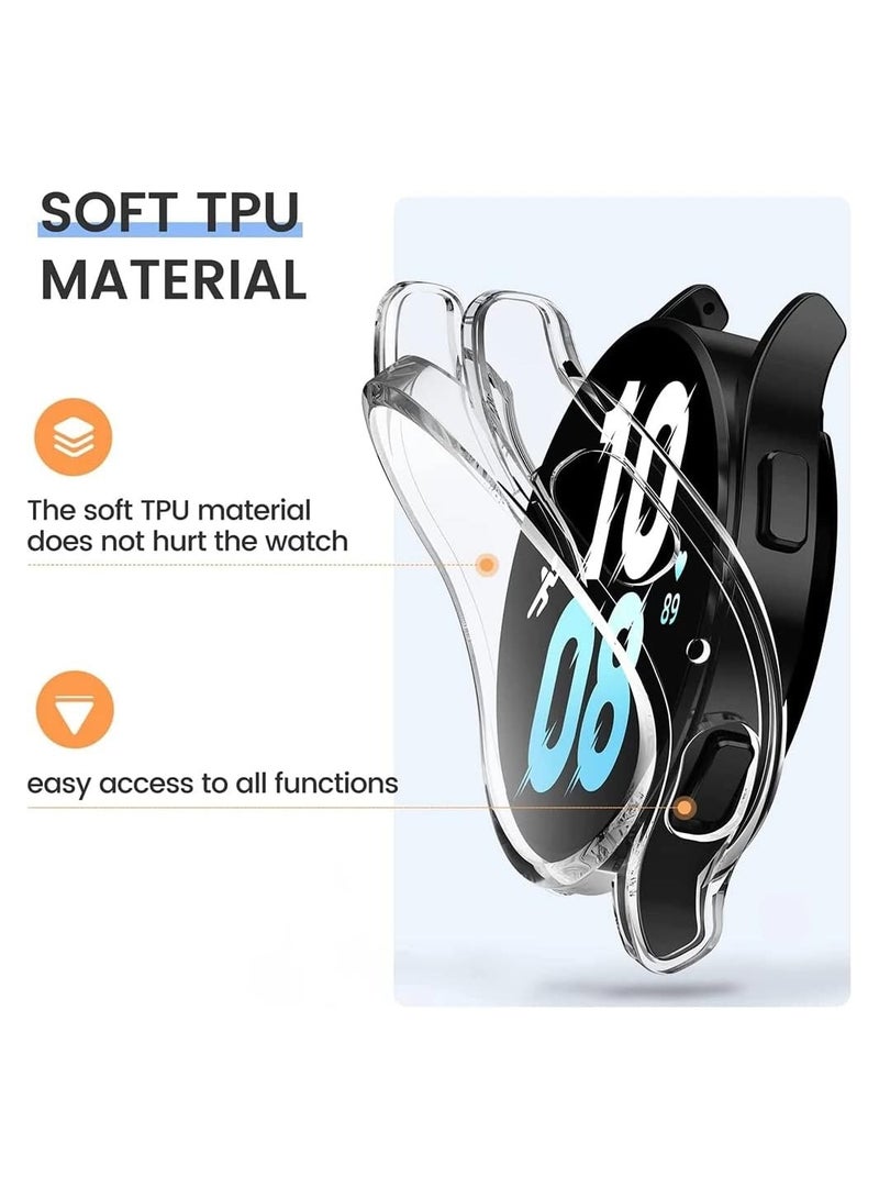 general [2Pack] Compatible with Samsung Galaxy Watch 5 Screen Protector 40mm Soft TPU Bumper Full Coverage Shockproof Protective Case for Galaxy Watch 5 (40MM) - Image 4