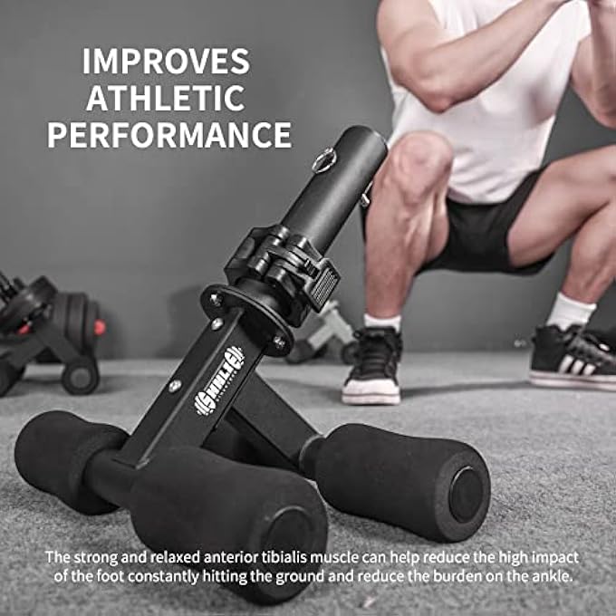 rayihni آلة تدريب عضلات الساق، آلة رفع كعب الساق، لتقوية الكاحل/الساق، تمرين الساق، تناسب أوزان 1'/2' - Image 5