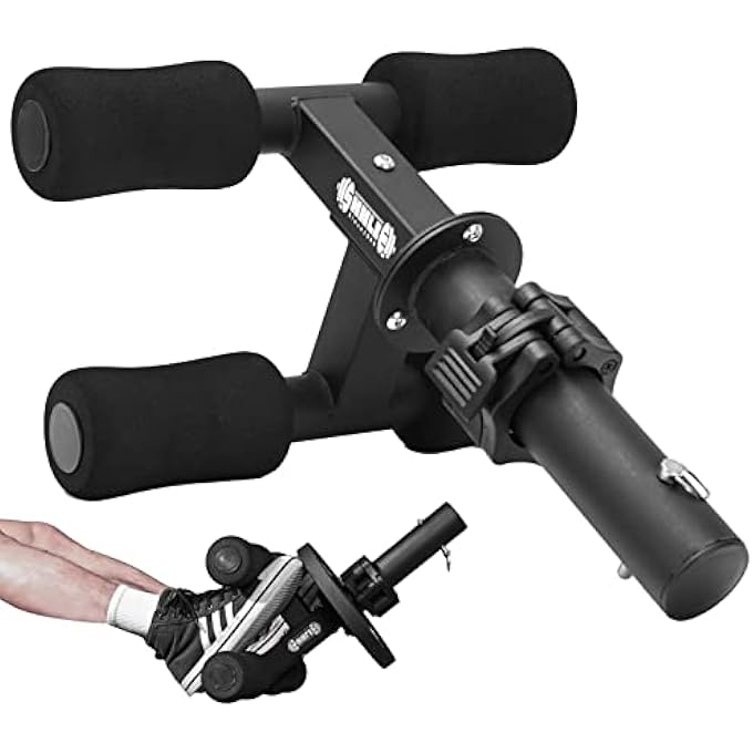 rayihni آلة تدريب عضلات الساق، آلة رفع كعب الساق، لتقوية الكاحل/الساق، تمرين الساق، تناسب أوزان 1'/2' - Image 1