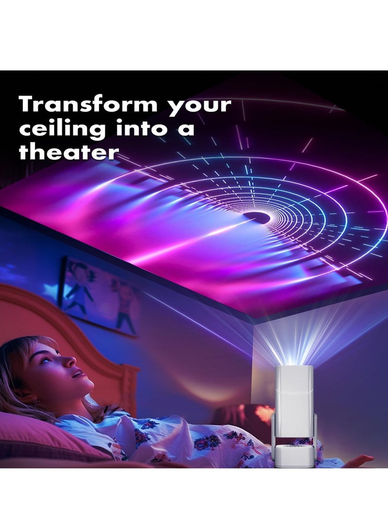 Furtey 5G WIFI Android Projector,Portable Home Theater Full HD 1080P Compatible with TV Stick/HDMI/USB/PS5/iOS  - Image 3