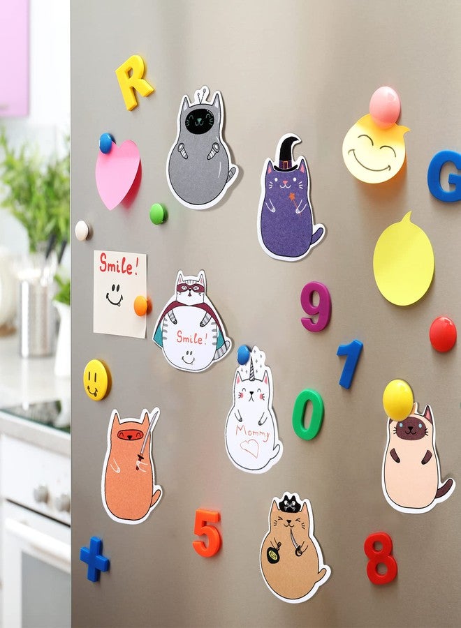 Chinco 24 Pads Cat Sticky Notes Set 720 Sheets Cute Sticky Note Bulk Fun Kawaii Animal Office Decor Gifts Self Adhesive Notepads for Students Back to School Gift Cat Lovers Classroom School Supplies - Image 5