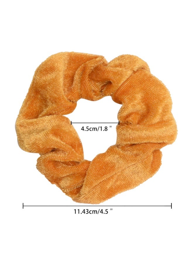 Red Blossom 20-Pack Women's Velvet Hair Scrunchies Set – Multicolour Elastic Bobbles | Soft, Elegant & Gentle Ponytail Holders for All Hair Types  - Image 4