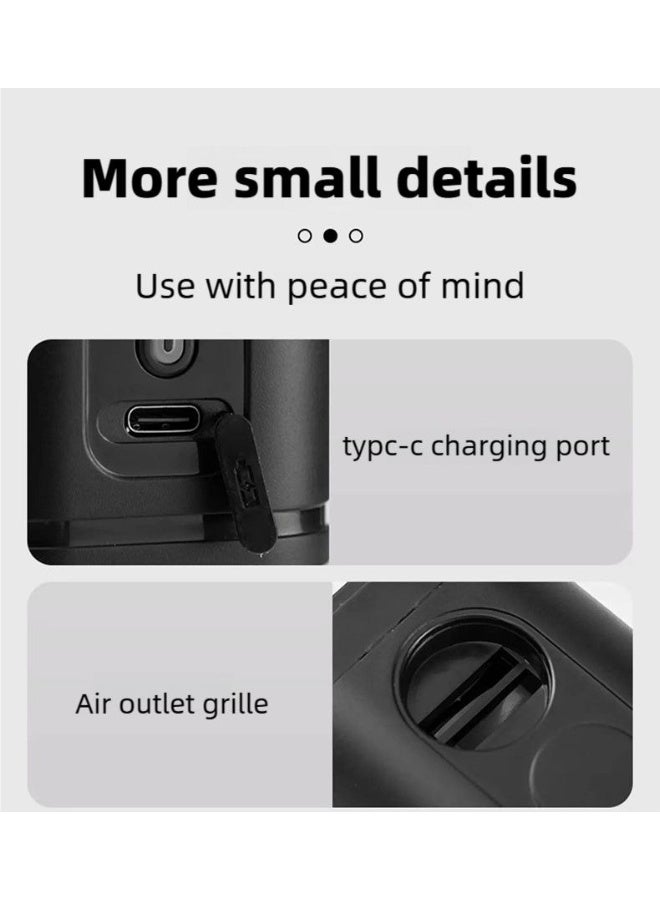 PACOONE Portable Cordless Air Pump with 5 Multi-Nozzles and Self-Flashing Light, Multi-Purpose Air Blower and Quick Deflater for Inflating Tents, Boats, Life Jackets and also for Deflating Storage Bags - Image 3