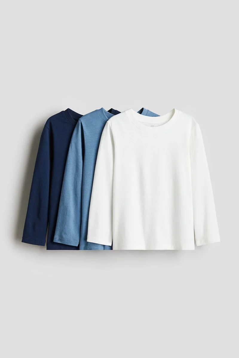 H&M 3-pack jersey tops