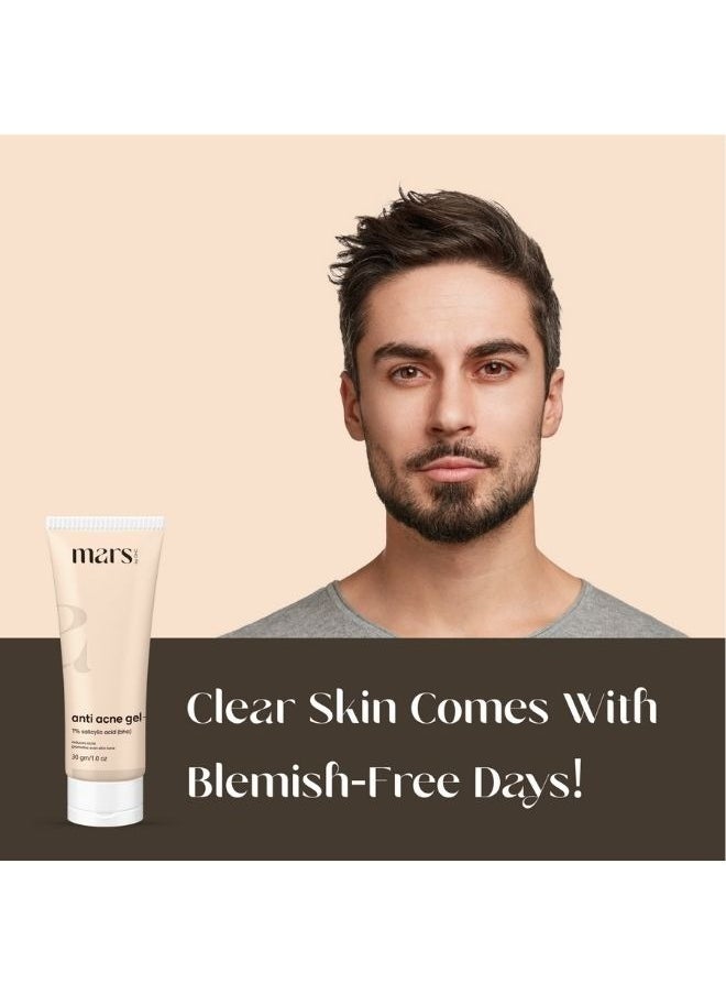 mars by GHC - Anti Acne Gel, 1% Salicylic acid(BHA), 0.5% glycolic acid(AHA) - 30 gm - Image 1