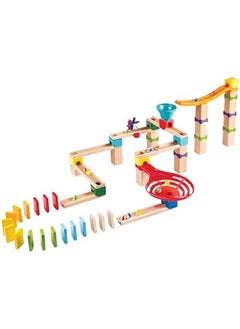 Hape Marble Run Race Track 81 Piece Marble Run Quadrilla 3Y Plus Multicolor  - Image 2