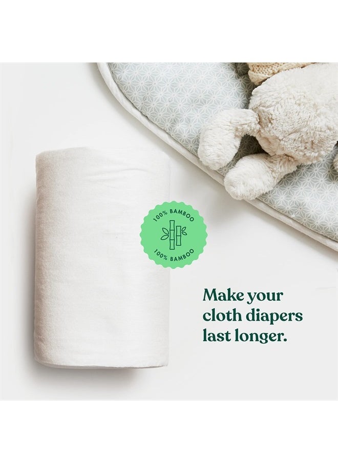 Naturally Nature - Disposable Cloth Diaper Liners - 400 Count - (4 Rolls, 100 Sheets per Roll) - Image 1