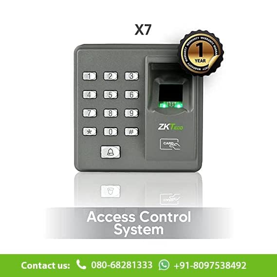 ZKTeco جهاز التحكم في الوصول بالبصمة ZKTeco مع الوصول بالبصمة والوصول بالبطاقة X7 - Image 4