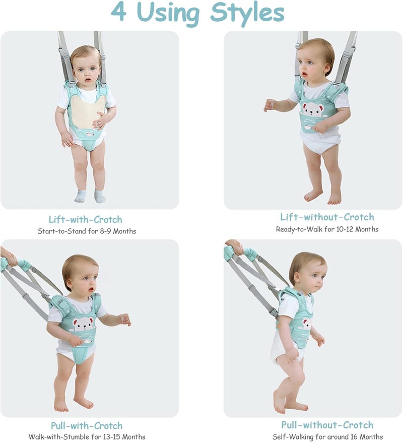 Ocanoiy Baby Walking Harness Handheld Baby Walker Assistant Belt - Image 5