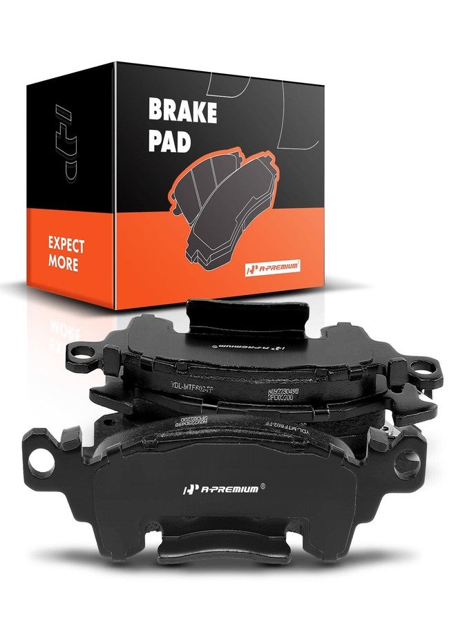 A-Premium Front Ceramic Disc Brake Pads Set Compatible with Chevrolet Blazer, Caprice, Astro, G10, G20 & Buick LeSabre, Roadmaster & Cadillac Brougham, Fleetwood & GMC G1500, G2500, Jimmy, 4 Pcs - Image 1