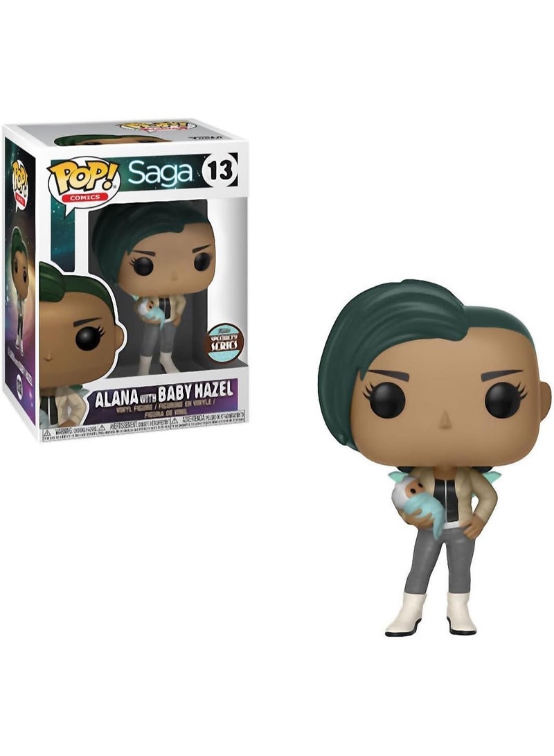 Funko Pop! Comics: Saga - Alana With Baby Hazel- Collectable Vinyl Figure - Gift Idea - Toys for Kids & Adults - Anime Fans - Image 1