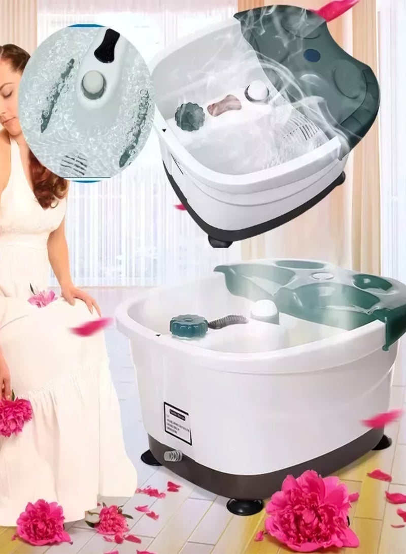 توشونكس مدلك حوض استحمام سبا للقدم مع 3 أوضاع لتخفيف التوتر للأقدام المتعبة حوض باديكير محمول جهاز كهربائي للتخلص من السموم - Image 1