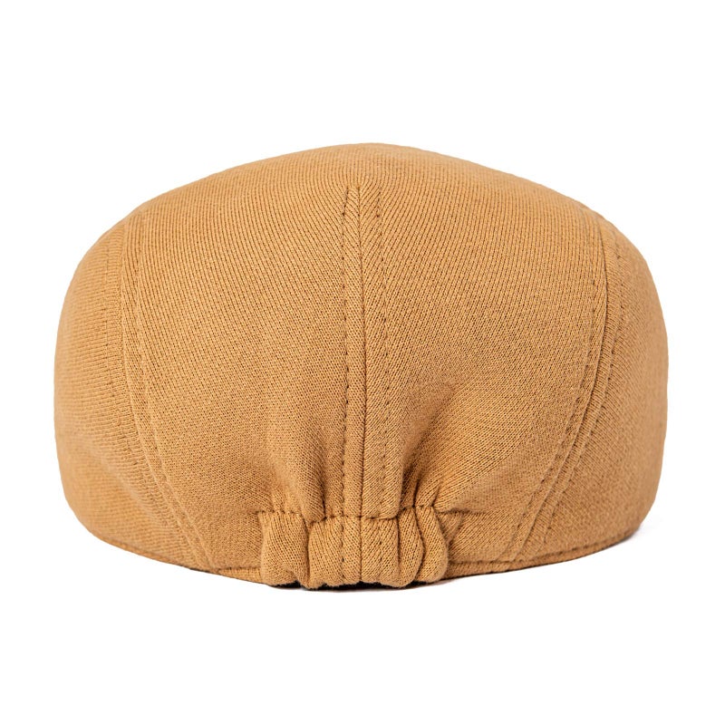VOBOOM Men's Cotton Flat Ivy Gatsby Newsboy Driving Hat Cap (Khaki) - Image 4