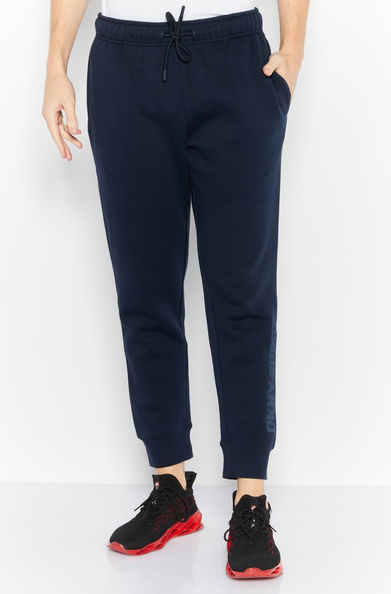 DKNY Sport Men Sportswear Fit Training Pants, Navy - Image 1