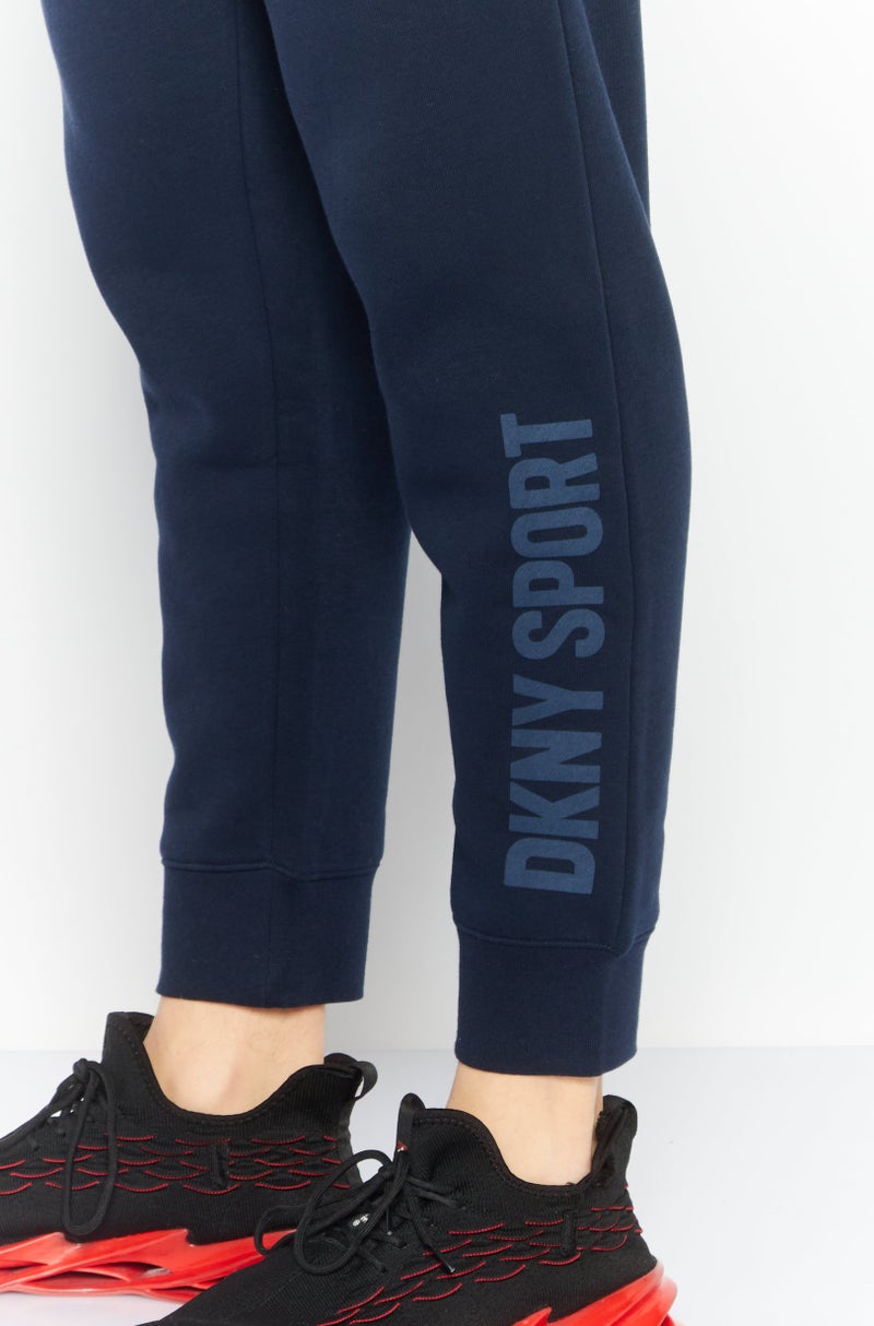 DKNY Sport Men Sportswear Fit Training Pants, Navy - Image 3