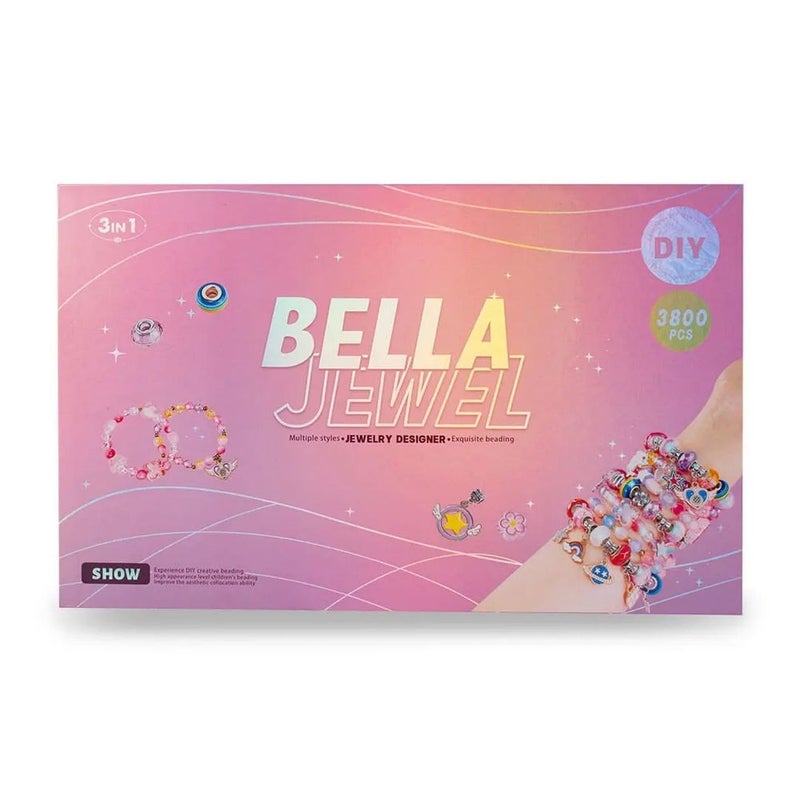 صندوق لصناعة الأسورة و السلاسل بالخرز 3800 قطعة - 7102 - Image 5