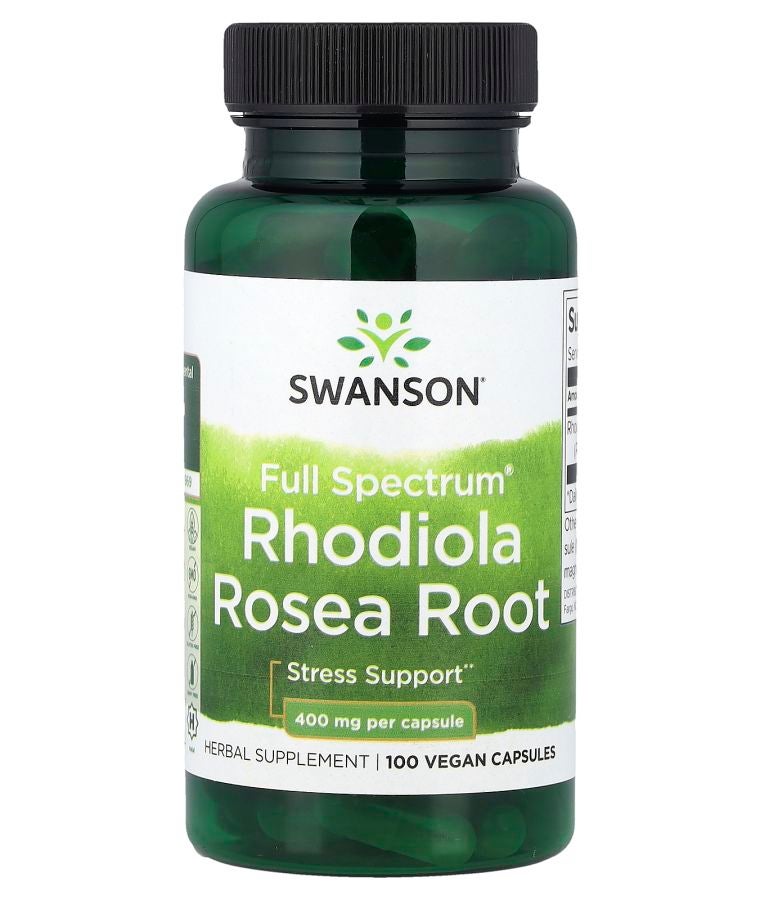 SWANSON Full Spectrum® Rhodiola Rosea Root 400 mg 100 Vegan Capsules