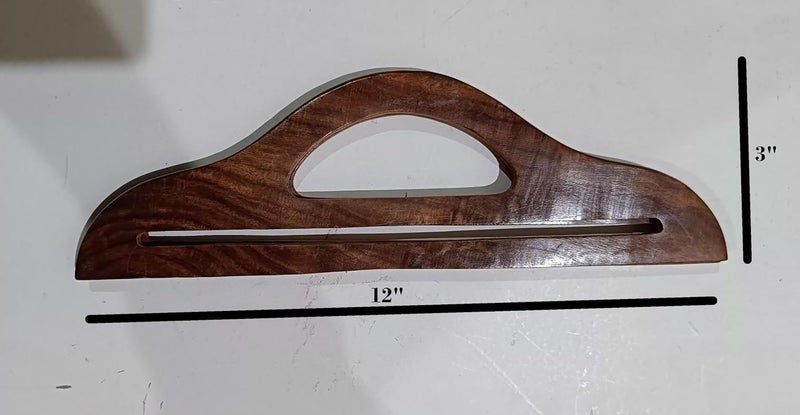 Trend N Trade Bag Handle for Purse Bag Macrame 12 3INCH SHEESHAM Wood - Image 2