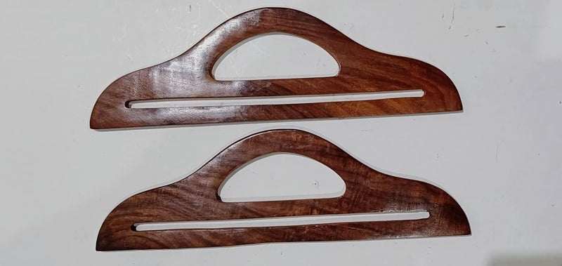 Trend N Trade Bag Handle for Purse Bag Macrame 12 3INCH SHEESHAM Wood - Image 1