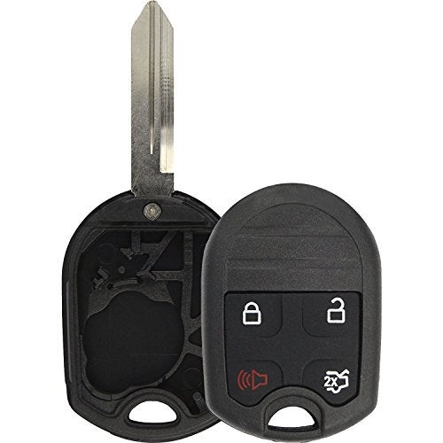 KeylessOption Just The Case Keyless Entry Remote Head Key Combo Fob Shell - Image 1